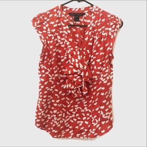 ASO Blair Waldorf Gossip Girl iconic MBMJ Heart print silk blouse